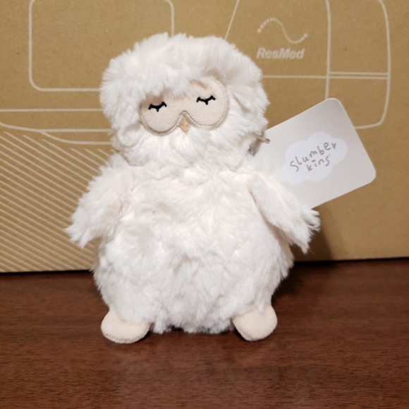 Brand new!! NWT Slumberkins white owl soft & plush stuffie - Picture 1 of 2